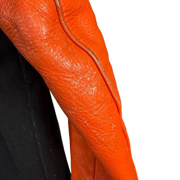 Vintage Wool & Leather Varsity Jacket By Kenneth Hook Sporting Goods  Size 44 - Picture 8 of 10